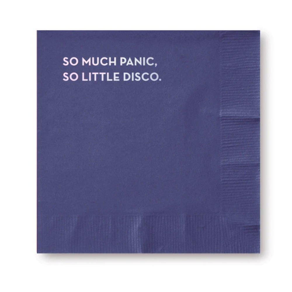 Funny printed cocktail napkins